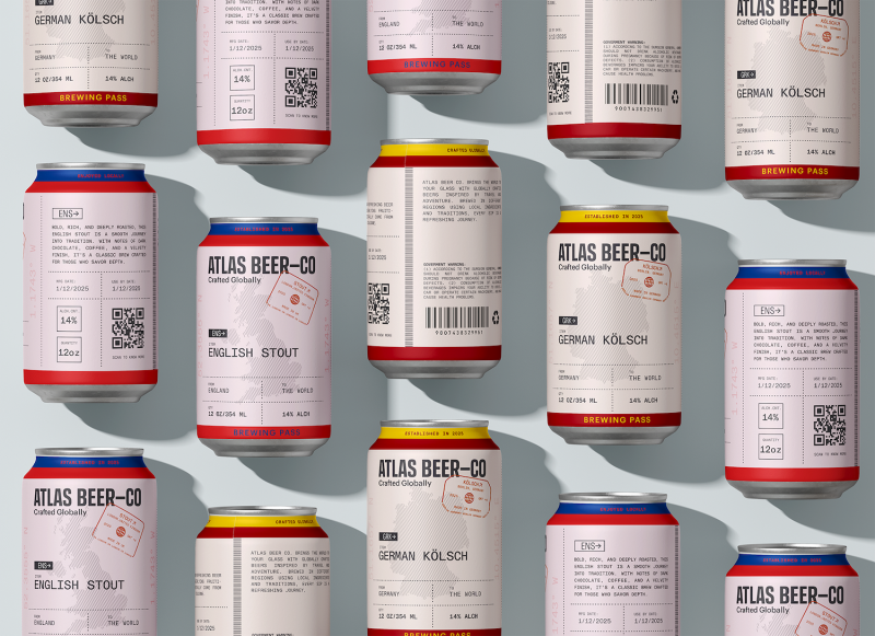 Atlas Beer Co Packaging - Image 3